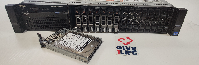 DELL R820 16SFF 4x E5-4620 +128GB + H710 + 4x1GB LAN