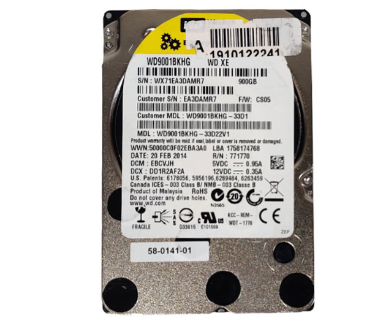 WESTERN DIGITAL WD9001BKHG 900GB HDD 2.5 SAS-2 6GB/S 10K CACHE 128 - SERVIDORES