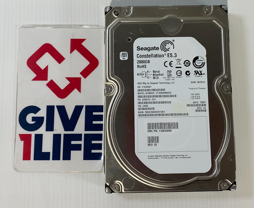 SEAGATE ST2000NM0023 2TB HDD 3.5" SAS-2 6GB/S 7.2K RPM 128MB CACHE - SERVIDORES