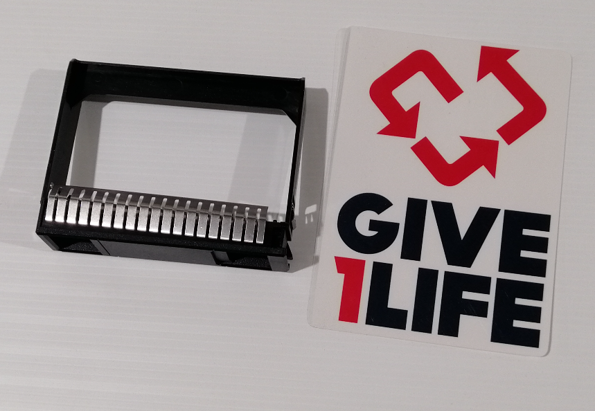 LOTE DE 10 UNIDADES BLANK CADDY HP 3.5" PN:652994-001 PARA DL360/DL380 G8 G9 G10