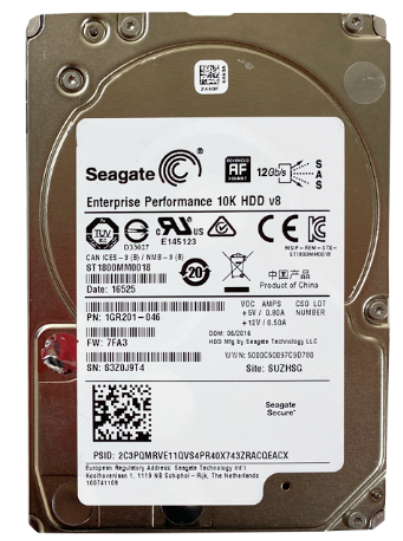 SEAGATE ST1800MM0018 SAS 2.5" 1.8TB 10K RPM SAS3 12GB/S 128MB CACHE - SERVIDORES