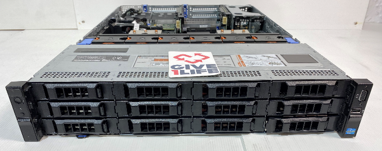 Servidor Rack DELL PowerEdge R720XD 12LFF 2xE5-2630+128GB+12X3TB+12CADDY 6HGV2