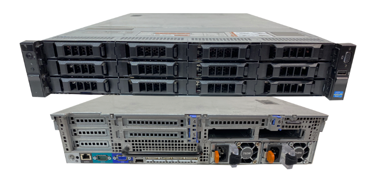 Servidor Rack DELL PowerEdge R720XD 12LFF 2xE5-2660V2+128GB+12X3TB+12CADDY 6HGV2