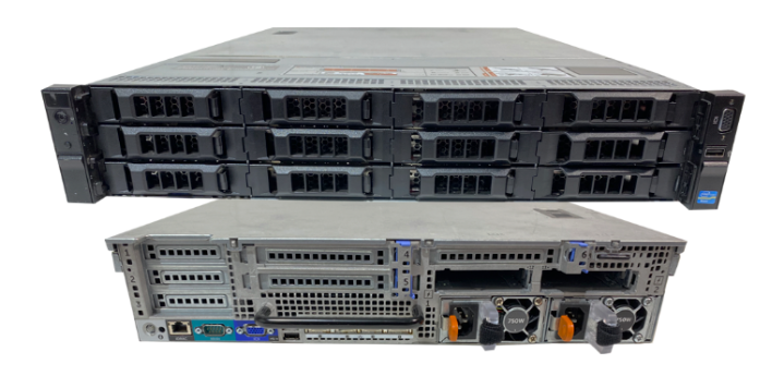 Servidor Rack DELL PowerEdge R720XD 12LFF 2xE5-2660V2+128GB+12X4TB+12CADDY 6HGV2