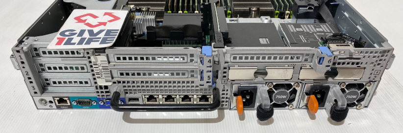 Servidor Rack DELL PowerEdge R720XD 12LFF 2xE5-2660V2+128GB+12X4TB+12CADDY 6HGV2