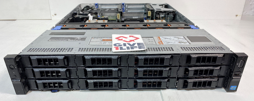 Servidor Rack DELL PowerEdge R720XD 12LFF 2xE5-2660V2+128GB+10X4TB+2X480GB 6HGV2