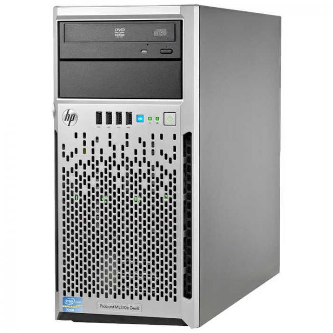 HP Proliant ML310e G8 4LFF 1x G1610 + 8GB RAM DDR3+ P222 + 2PSU 674814-001