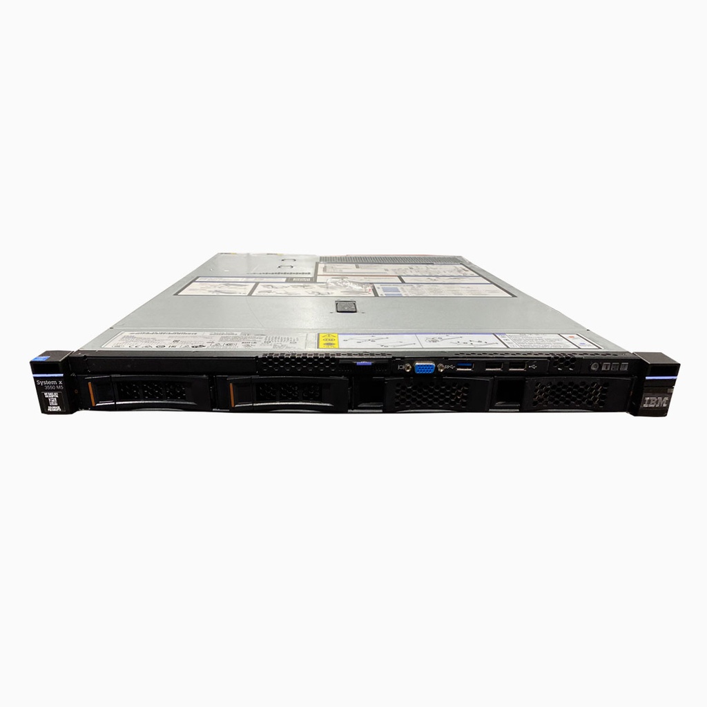 Servidor Rack IBM X3550 M5 4LFF 2xE5-2620V3 + 32GB DDR4 + M5210 + 2x2TB 5463-AC1