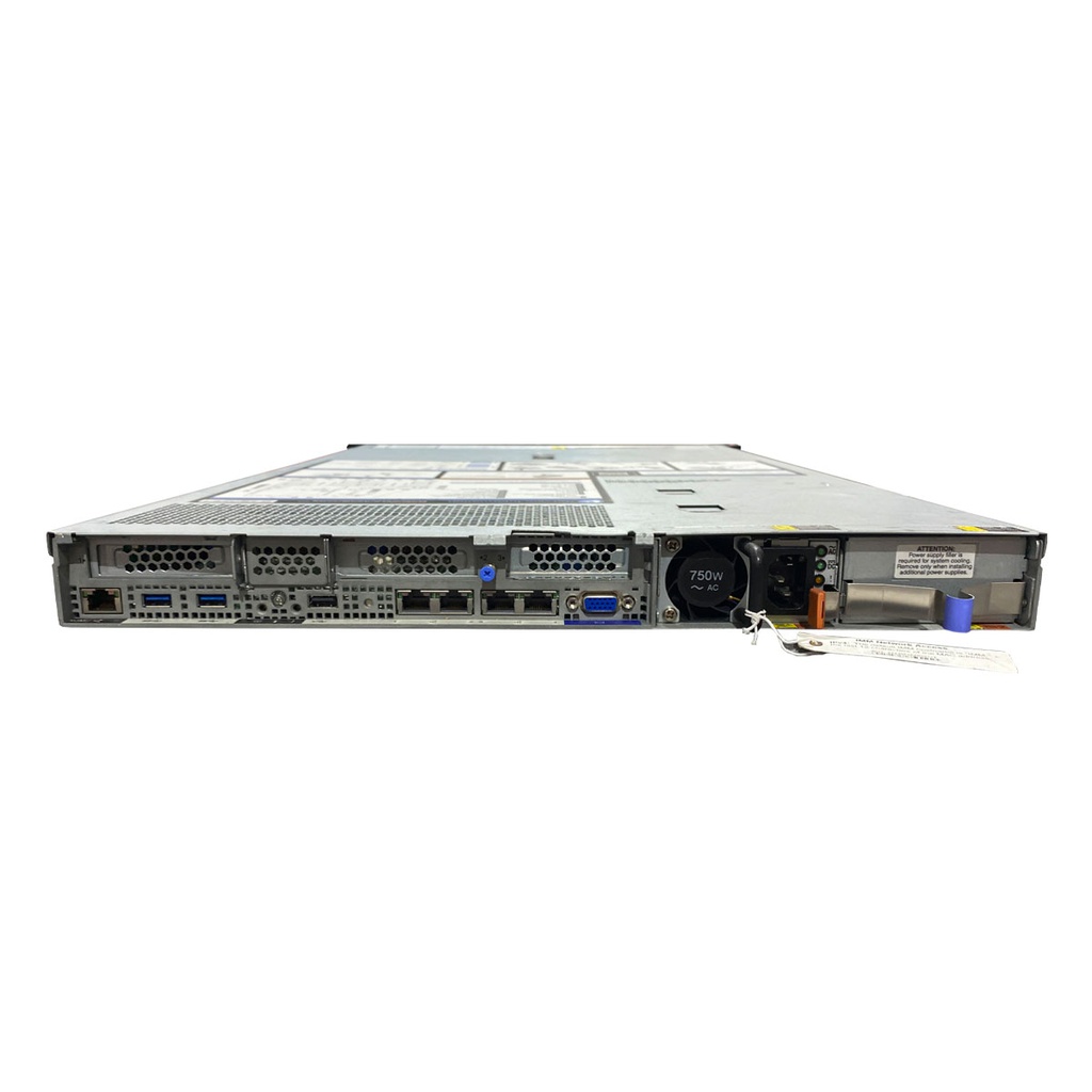 Servidor Rack IBM X3550 M5 4LFF 2xE5-2620V3 + 32GB DDR4 + M5210 + 1PSU 5463-AC1
