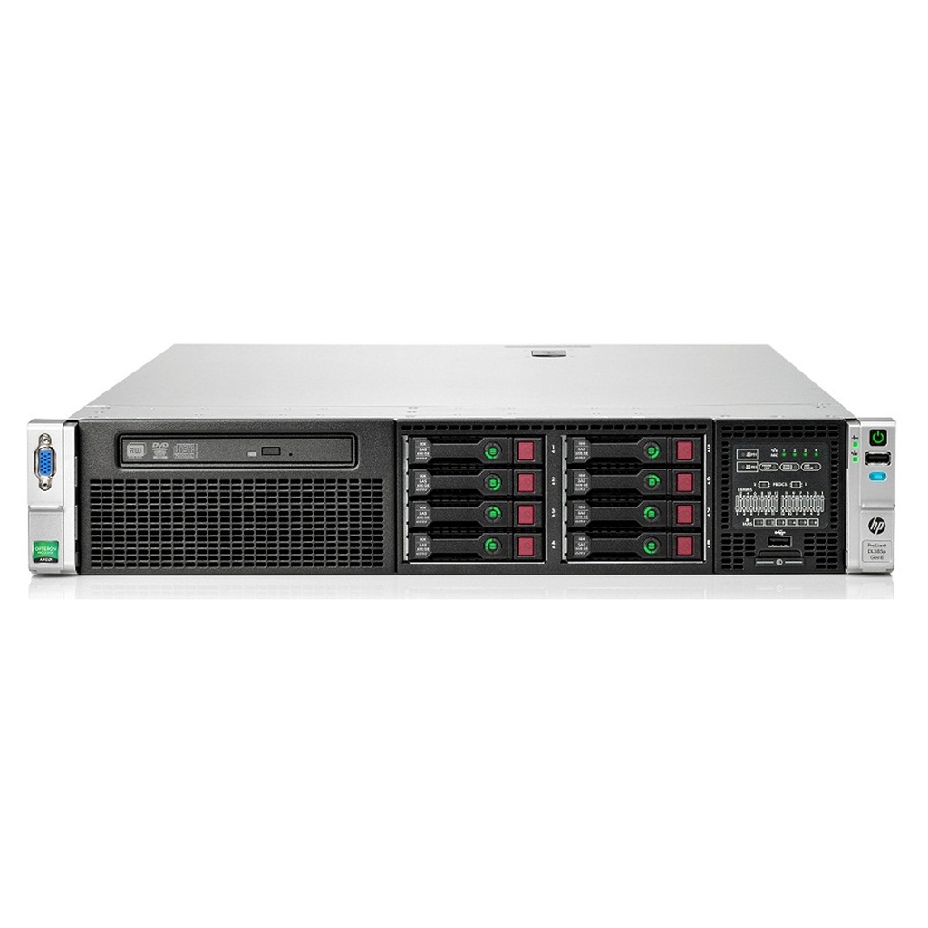 Servidor Rack HP DL380P G8 8SFF 2x E5-2630L +16GB RAM +P420 + 2 PSU HSTNS-5163