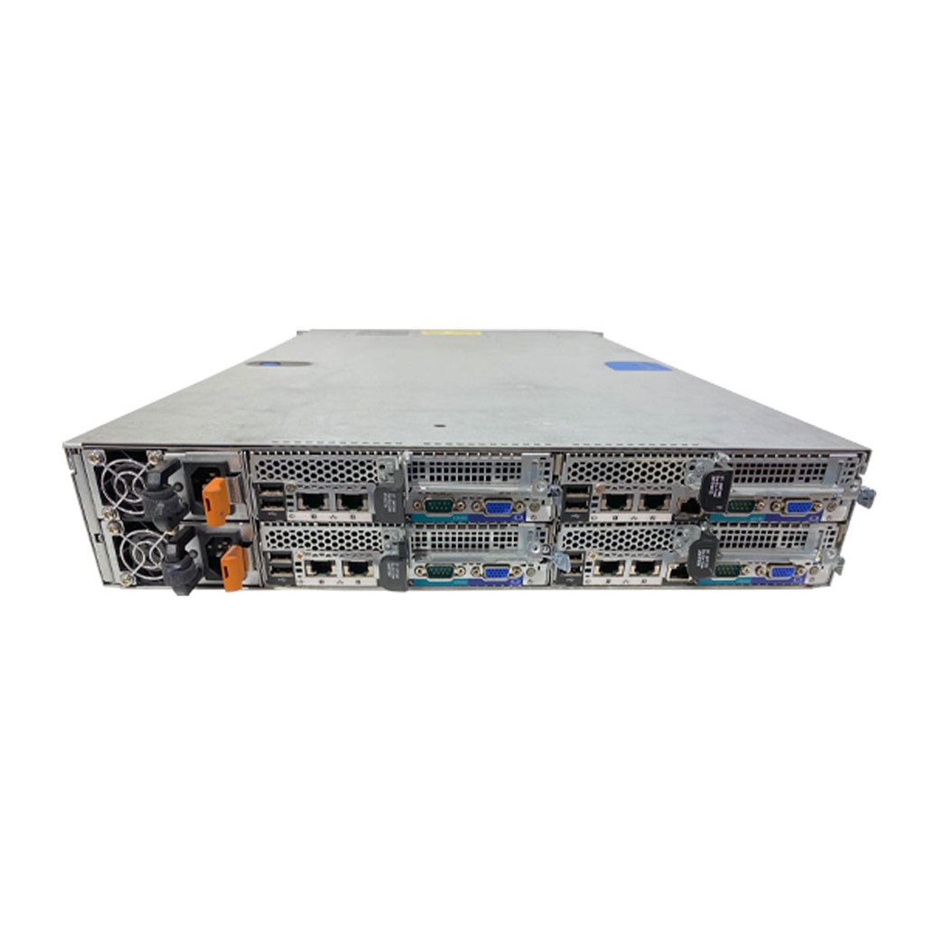 Servidor Rack DELL C6220 24SFF 4x NODOS 9N44V - 8xE5-2630(48C/96T)+192GB +2PSU