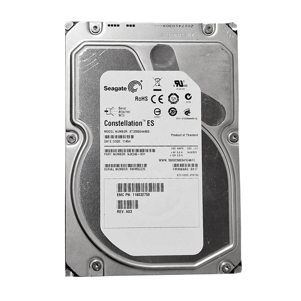 SEAGATE ST32000444SS 2TB HDD 3.5" SAS-2 6GB/S 7.2K 16MB - SERVIDORES HP DELL IBM