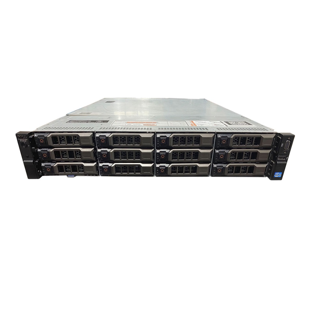 Servidor Rack DELL PowerEdge R720XD 12LFF 2xE5-2630+64GB+36TB+12CADDY 6HGV2