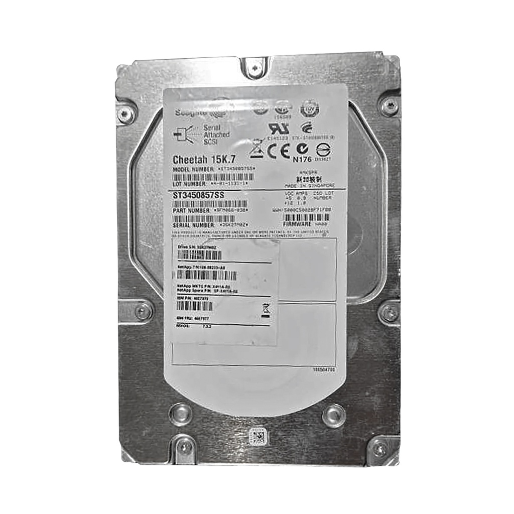 SEAGATE ST3450857SS 450GB HDD 3.5" SAS-2 6GB/S 15.000 RPM 16MB - SERVIDORES