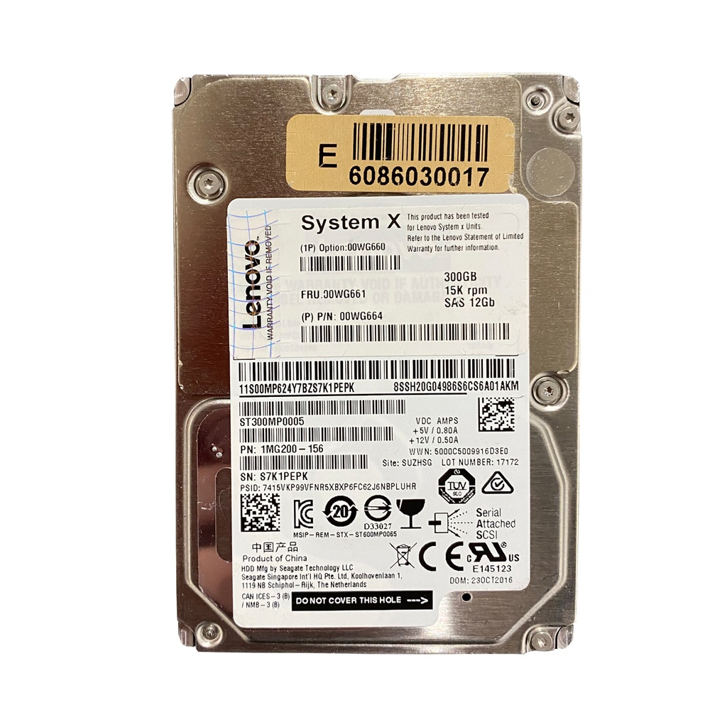 SEAGATE ST300MP0005 300GB HDD 2.5" SAS-3 12GB/S 15K 128MB