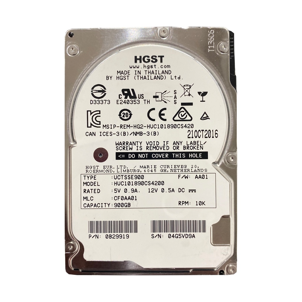 HITACHI HUC101890CS4200 900GB HDD 2.5" SAS-3 12GB/S 10K 128MB