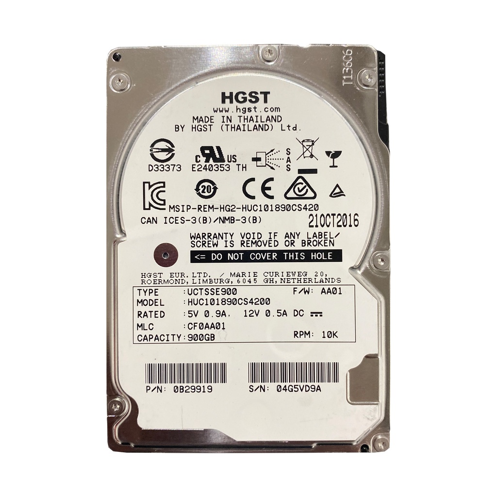 HITACHI HUC101890CS4200 900GB HDD 2.5" SAS-3 12GB/S 10K 128MB