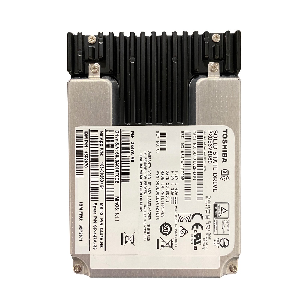 TOSHIBA PX05SVB080 SSD 800GB MLC SAS3 12GB/S 2.5" - ESPECIAL PARA SERVIDORES