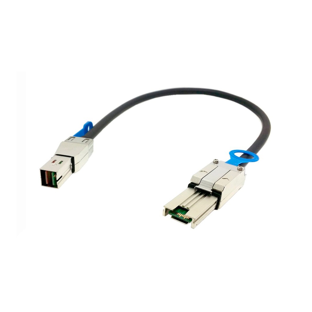 Cable MiniSAS 8088 a 8644 SFF Storage Array, Stacking HP, DELL, IBM