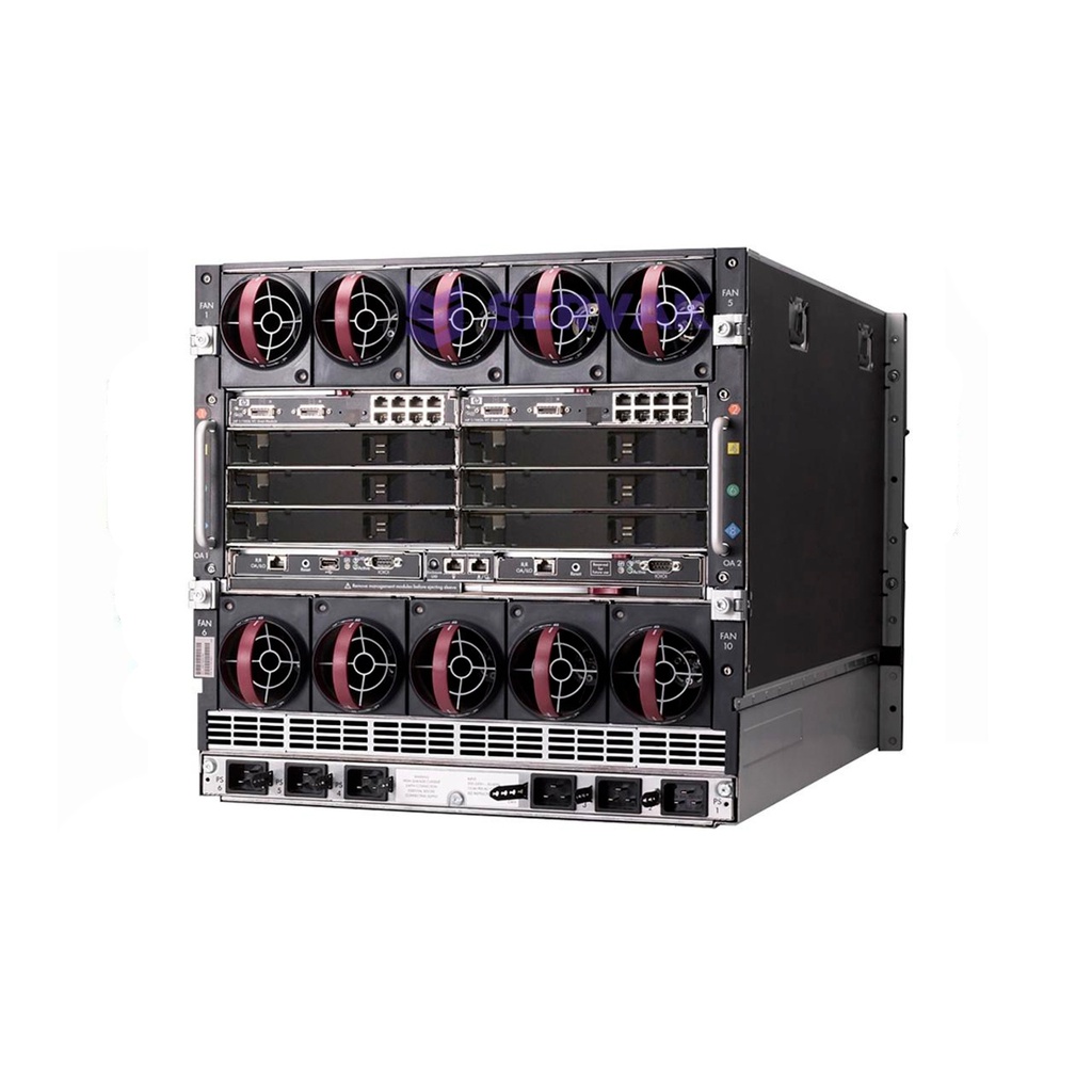 HPE  E-C7000 - G3 Blade + 16 x BL460C G9 E5-2620 V3 512GB RAM 192CO/384TH + 2X HP 10GbE Pass - Thru Module