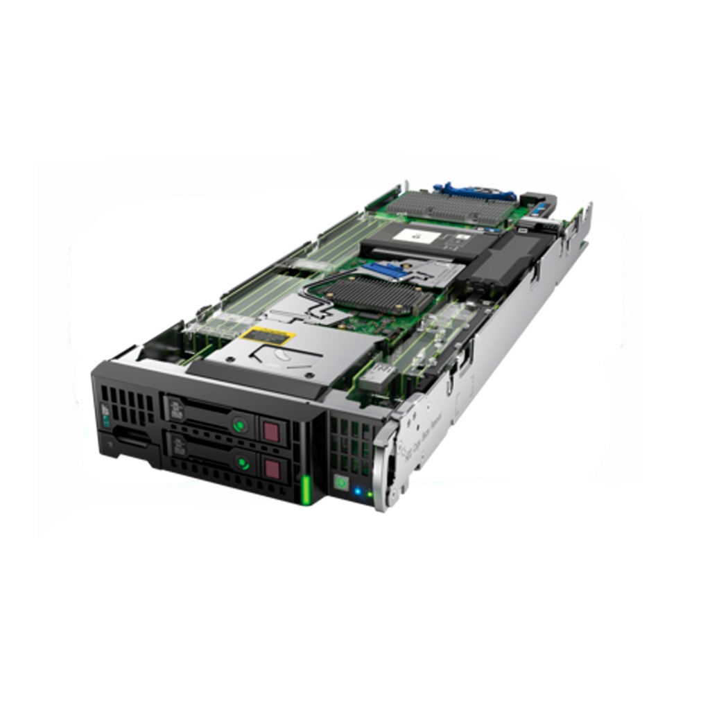 HPE  E-C7000 - G3 Blade + 16 x BL460C G9 E5-2620 V3 512GB RAM 192CO/384TH + 2X HP 10GbE Pass - Thru Module