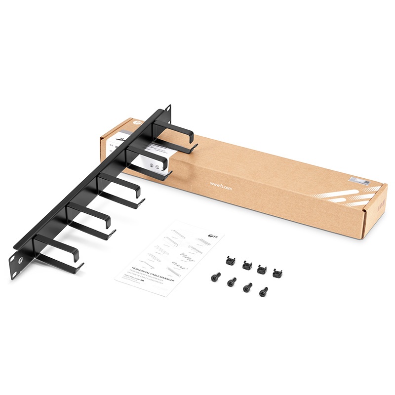 Cable Manager 1U Horizontal CMH-6DR1U Gestión de Cables Rack