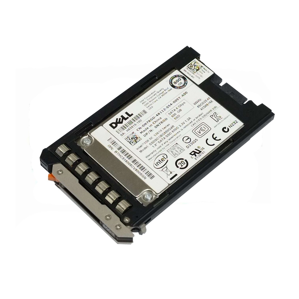 DELL INTEL SSDSC1B800G4R 800GB SSD 1.8" SATA 6GB/S + CADDY 0JV1MV