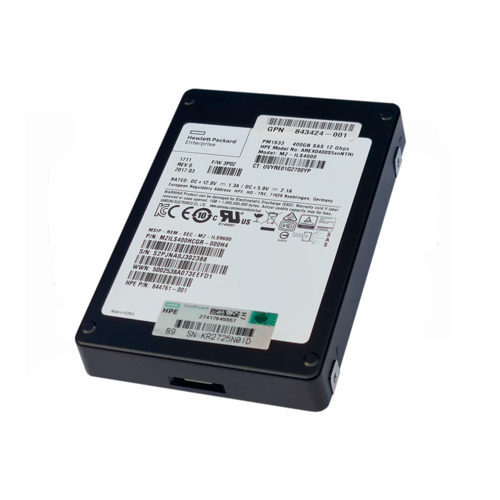 HP MZILS400HCGR 400GB SSD SAS 2.5" 12GB/S - PARA SERVIDORES