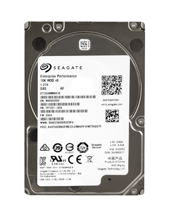 SEAGATE ST1200MM0018 1.2TB HDD 2,5" SAS-3 12GB/S 10K 64MB