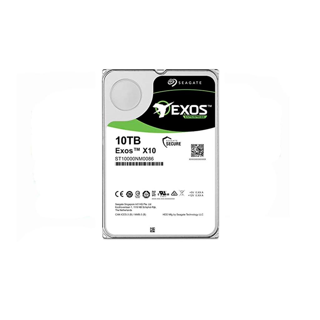 SEAGATE ST100000NM0086 10TB HDD 3.5" SATA-3 6GB/S 7.2K 256MB
