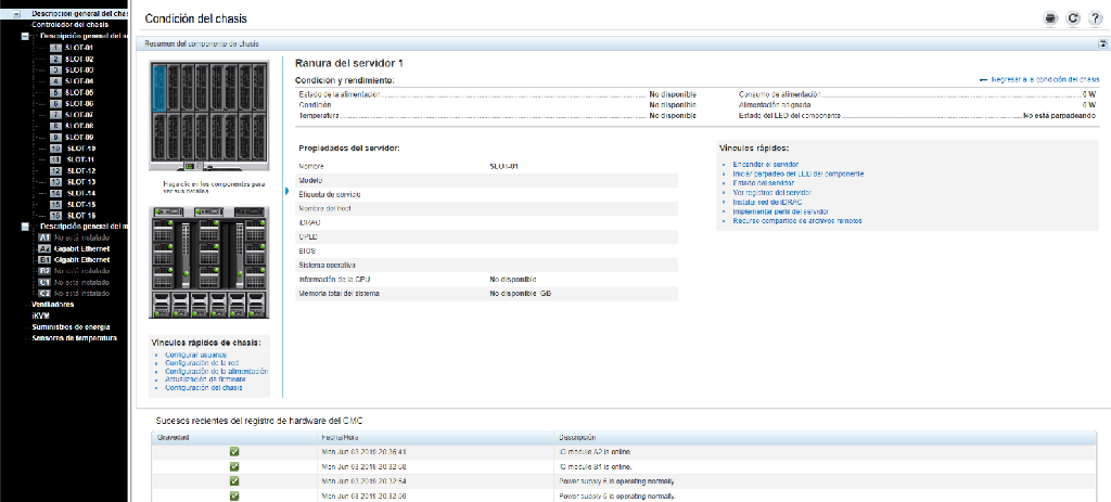 DELL M1000e Blade + 16 x M610 384GB RAM 96CO/192TH + 2X M6220