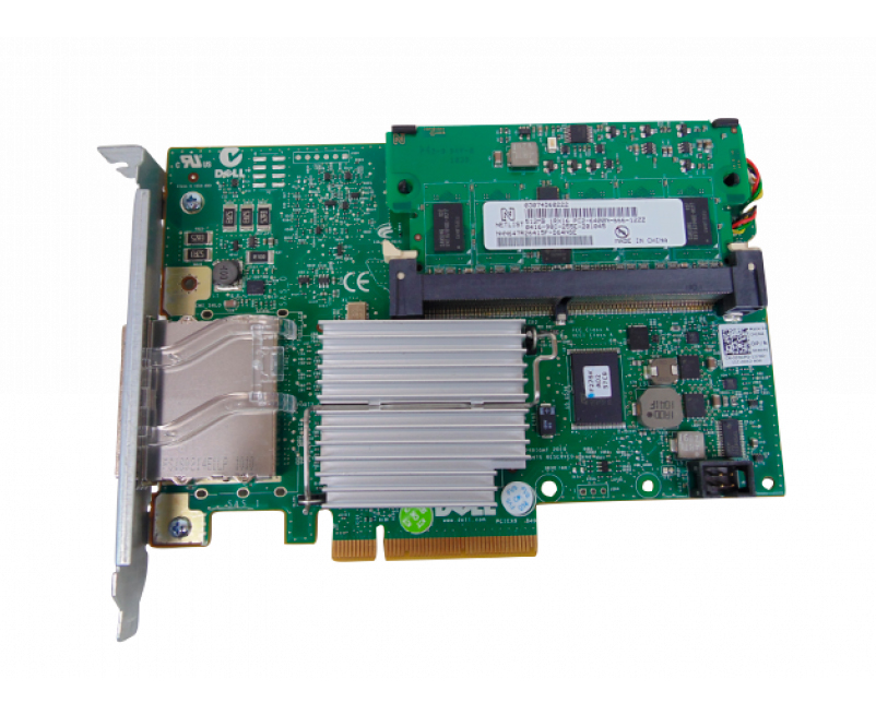 DELL CONTROLADORA RAID PERC H800 PERFIL LARGO 512MB CACHE 6GB/S PN: 0N743J