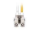 Cable/Latiguillo de Fibra Óptica LC UPC a LC UPC 3m OM3 Multimodo