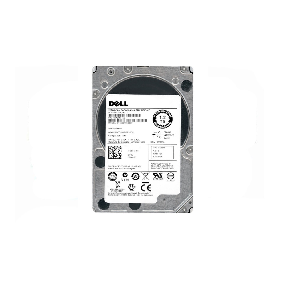 DELL 0RMCP3 1.2TB HDD 2,5" SAS-2 6GB/S 10K