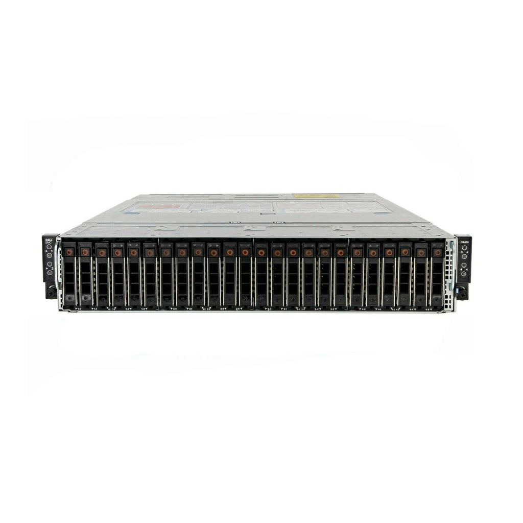 Dell PowerEdge C6400 24SFF 4 Nodos con 2x Gold 6138 40 Núcleos 80 Hilos 32GB RAM 2 PSU