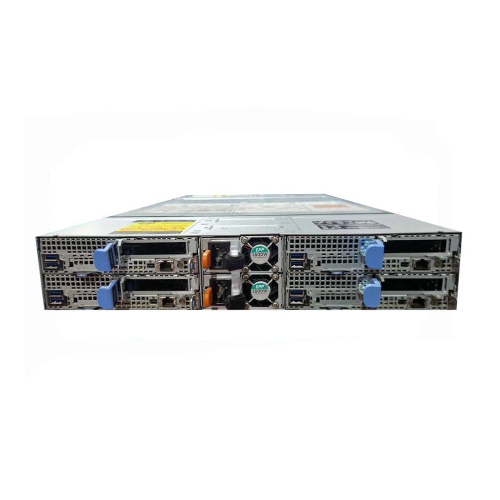 Dell PowerEdge C6400 24SFF 4 Nodos con 2x Gold 6138 40 Núcleos 80 Hilos 32GB RAM 2 PSU