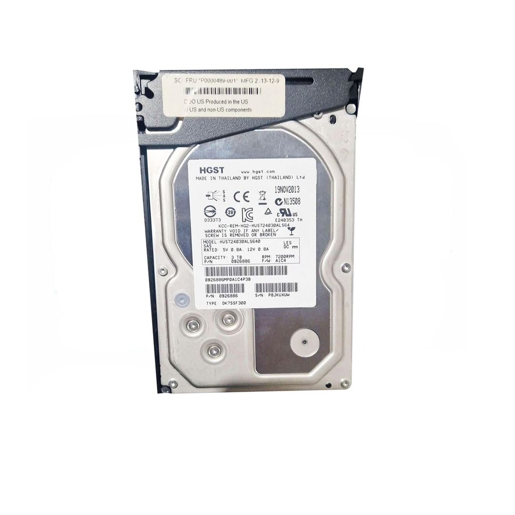Data Direct Networks 3TB 3.5" LFF 7.2K SS6000 SS7000 HUS724030ALS640