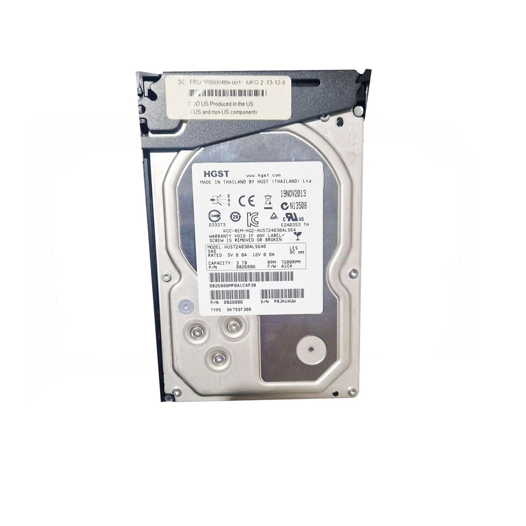 Data Direct Networks 3TB 3.5" LFF 7.2K SS6000 SS7000 HUS724030ALS640