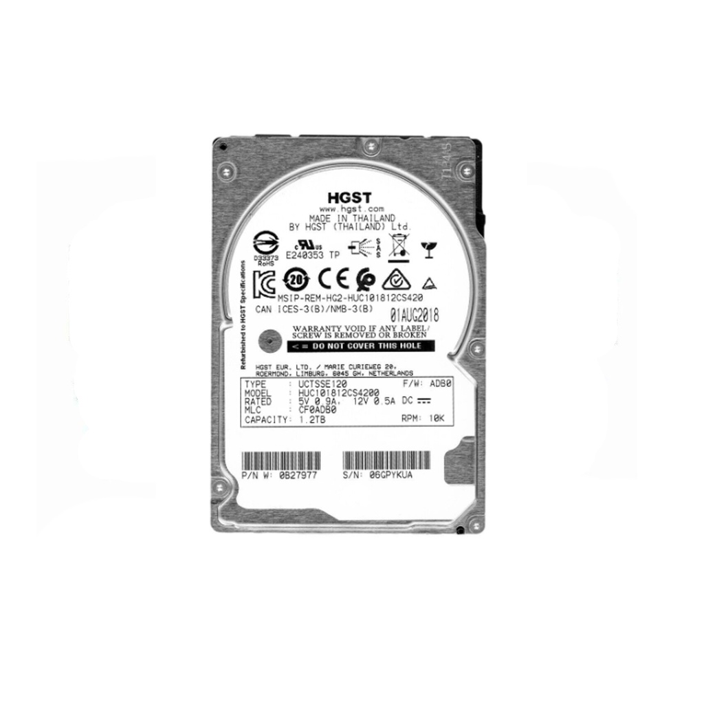 HITACHI HUC101812CS4200 1.2TB HDD 2.5" SAS-3 12GB/S 10K 128MB