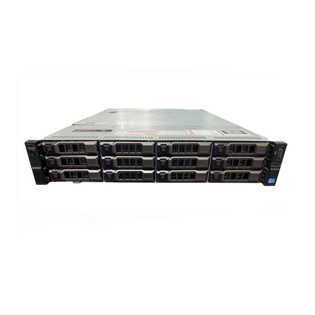 Servidor DELL PowerEdge R720XD 12LFF 2xE5-2670 + 64GB +H710 + 8TB + 4 CADDIES 7KF7P
