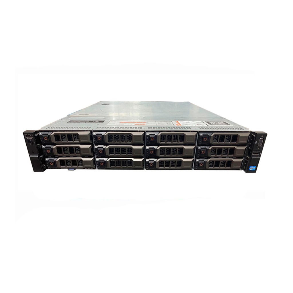 Servidor DELL PowerEdge R720XD 12LFF 2xE5-2670 + 64GB +H710 + 8TB + 4 CADDIES 7KF7P