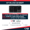 HP Proliant ML350 G9 8SFF 2x E5-2630 v3 + 32 GB RAM + P440 AR 2GB + 2PSU
