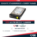 HPE 743405-001 ST4000NM0023 4TB HDD SAS-2 3.5" 6GB/S 7.2K + CADDY