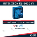 Intel Xeon E5-2620 V2 (6 Núcleos / 12 Hilos) @2.60GHz Turbo Speed