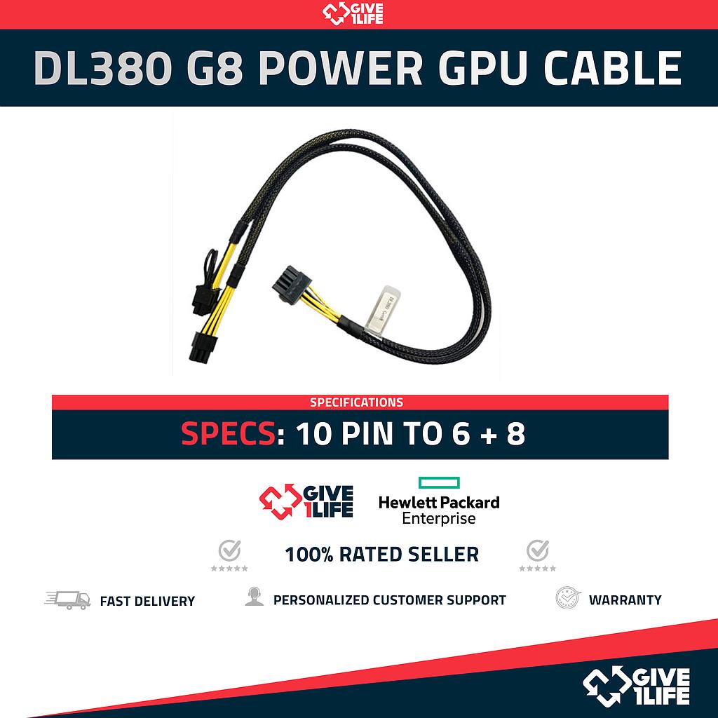 HP Proliant Power GPU Cable 10 Pin to 6+8