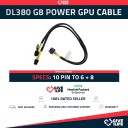 HP Proliant Power GPU Cable 10 Pin to 6+8