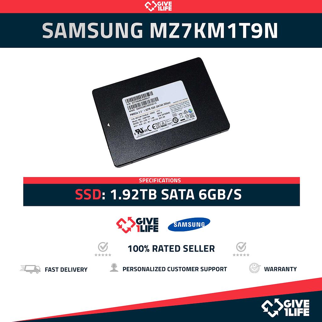 Samsung MZ7LM1T9N PM863a SSD 1.92TB SATA 6GB/s
