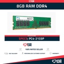 8GB 1Rx4 PC4-2133P DDR4 RAM REGISTRADA - ESPECIAL SERVIDOR