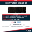 IBM System X3850 X5 4x E7-4820 (32 Núcleos / 64 Hilos) 64GB RAM ECC 2 PSU 2x1GB