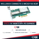 Mellanox ConnectX-3 MCX311A-XCAT 1x 10GB/s SFP+ PCI Express Perfil Largo